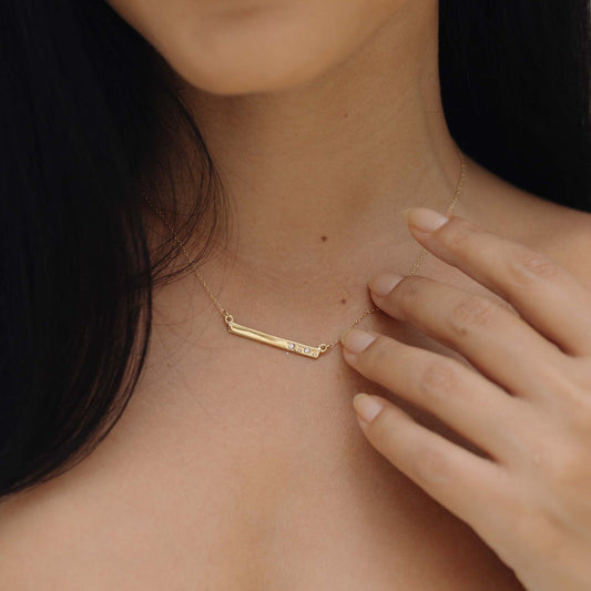 Dainty Bar Necklace