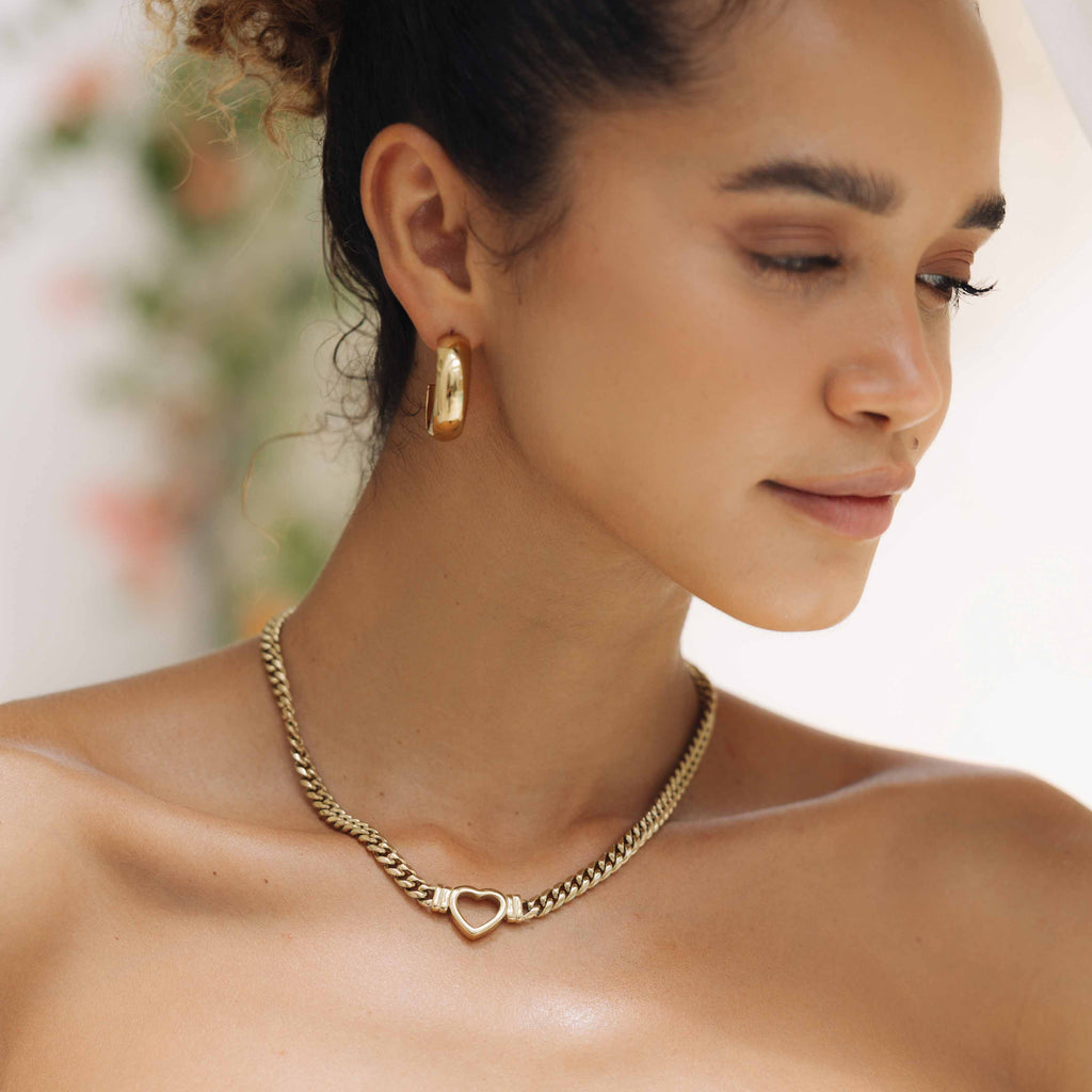 Ruby Heart Necklace