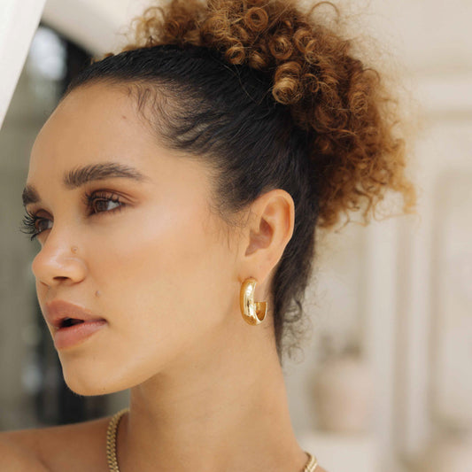Hadley Gold Hoops