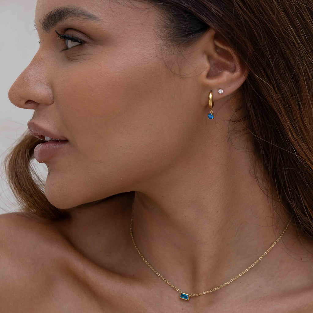 Birthstone Hoops