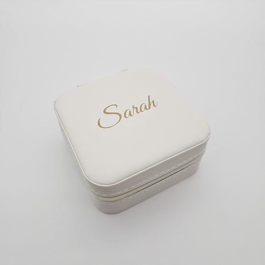 Personalised Jewellery Travel Case - Small