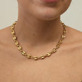 Coffee Bean Gold Necklace