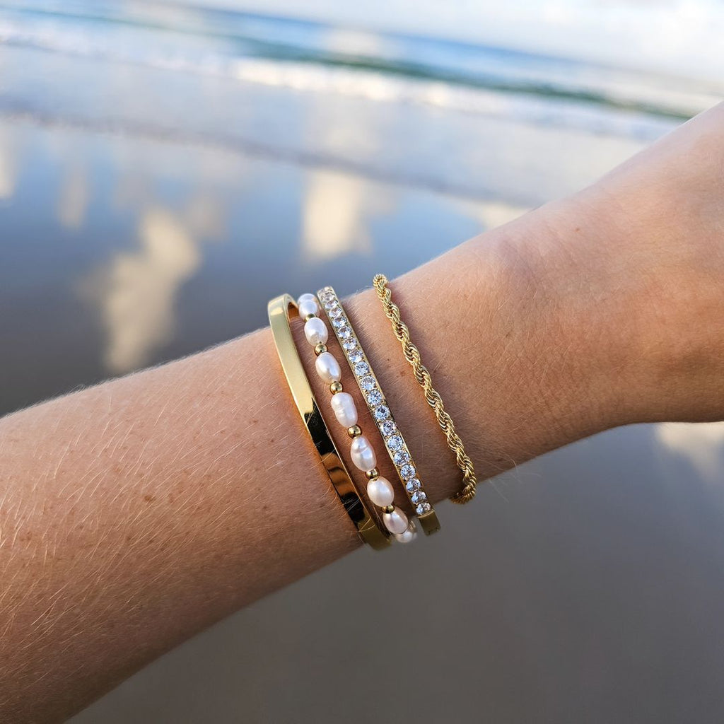Hazel Pearl Bracelet