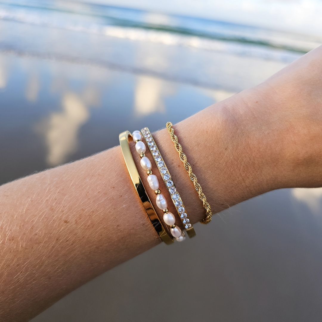 Hazel Pearl Bracelet