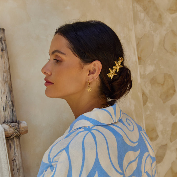 Starfish Gold Earrings
