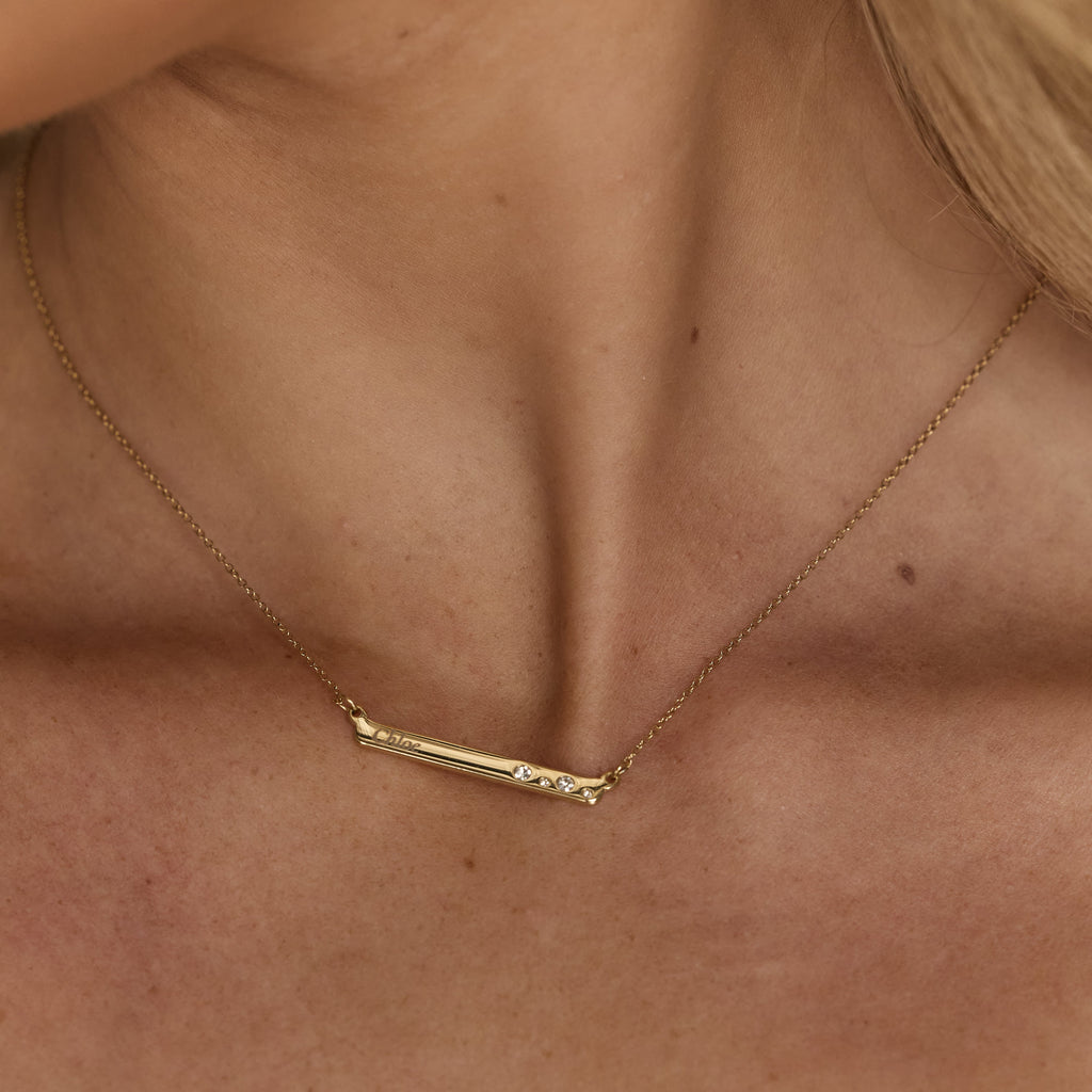 Dainty Bar Necklace