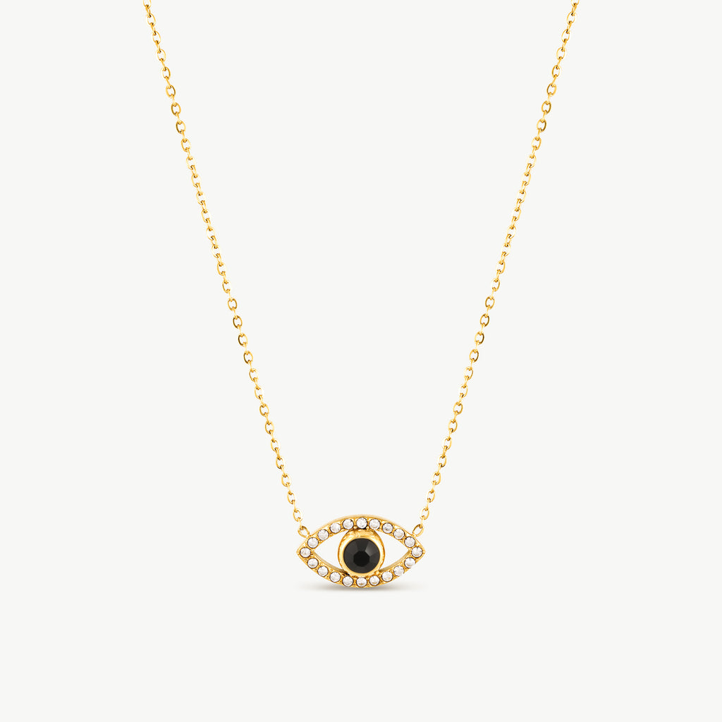 Raven Evil Eye Necklace