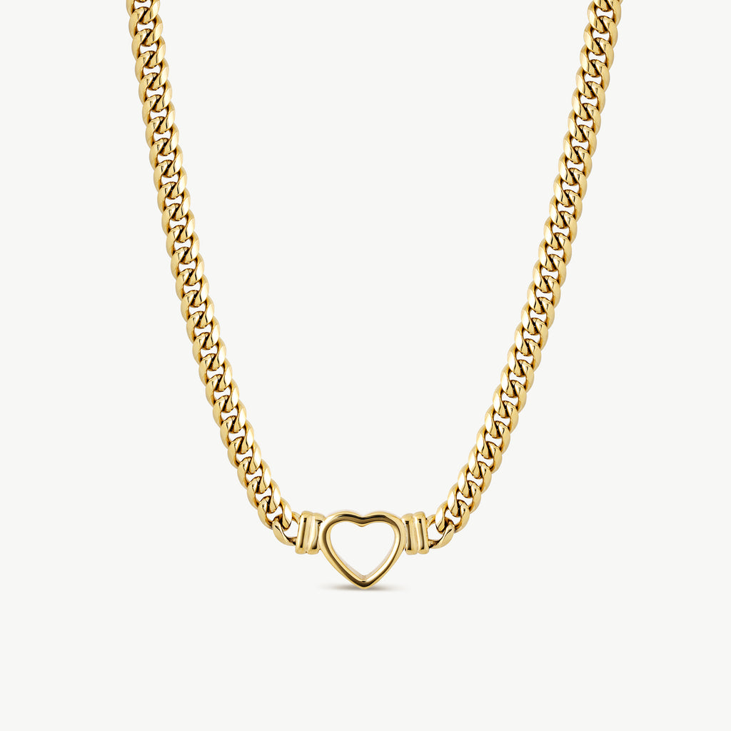 Ruby Heart Necklace