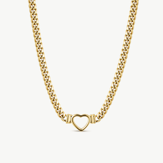Ruby Heart Necklace
