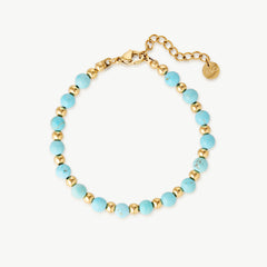 Azure Beaded Bracelet