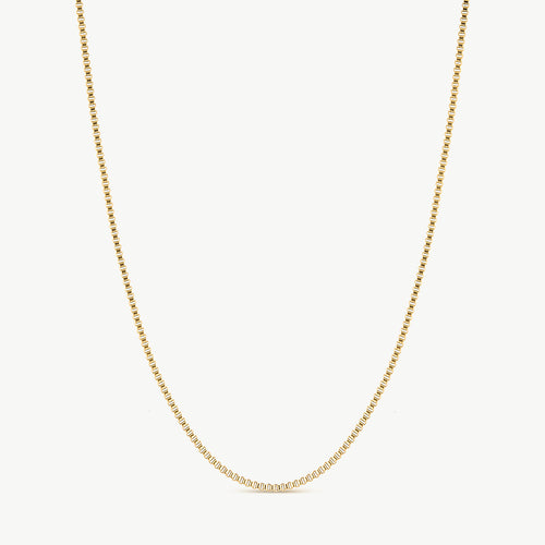 Box Chain Gold Necklace