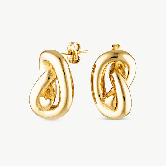 Knot Gold Earrings
