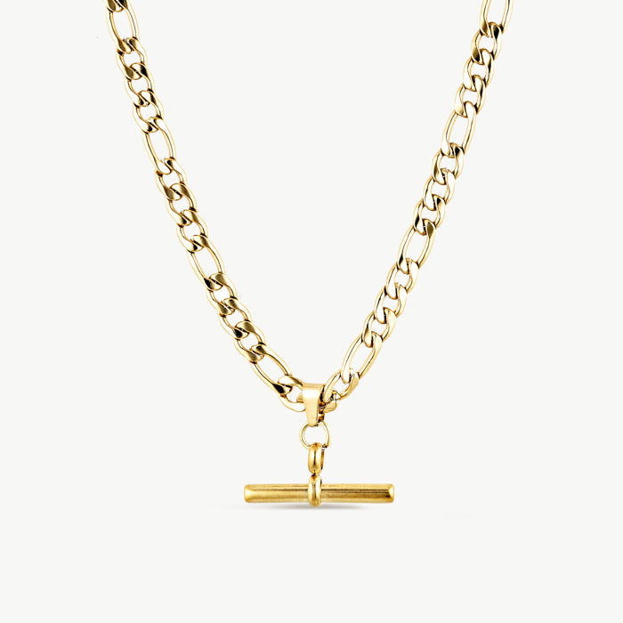 T-Bar Figaro Necklace