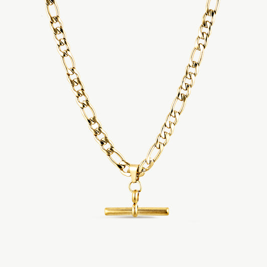 Cross Bar Figaro Necklace