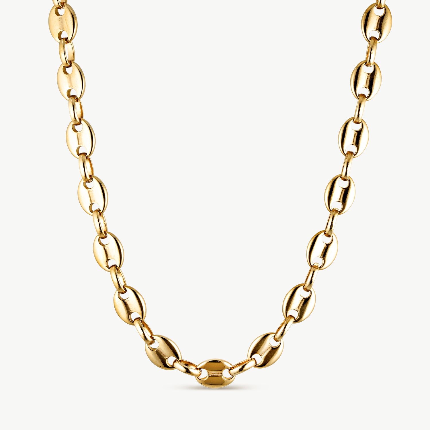 Coffee Bean Gold Necklace