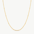 Dainty Beaded Gold Necklace