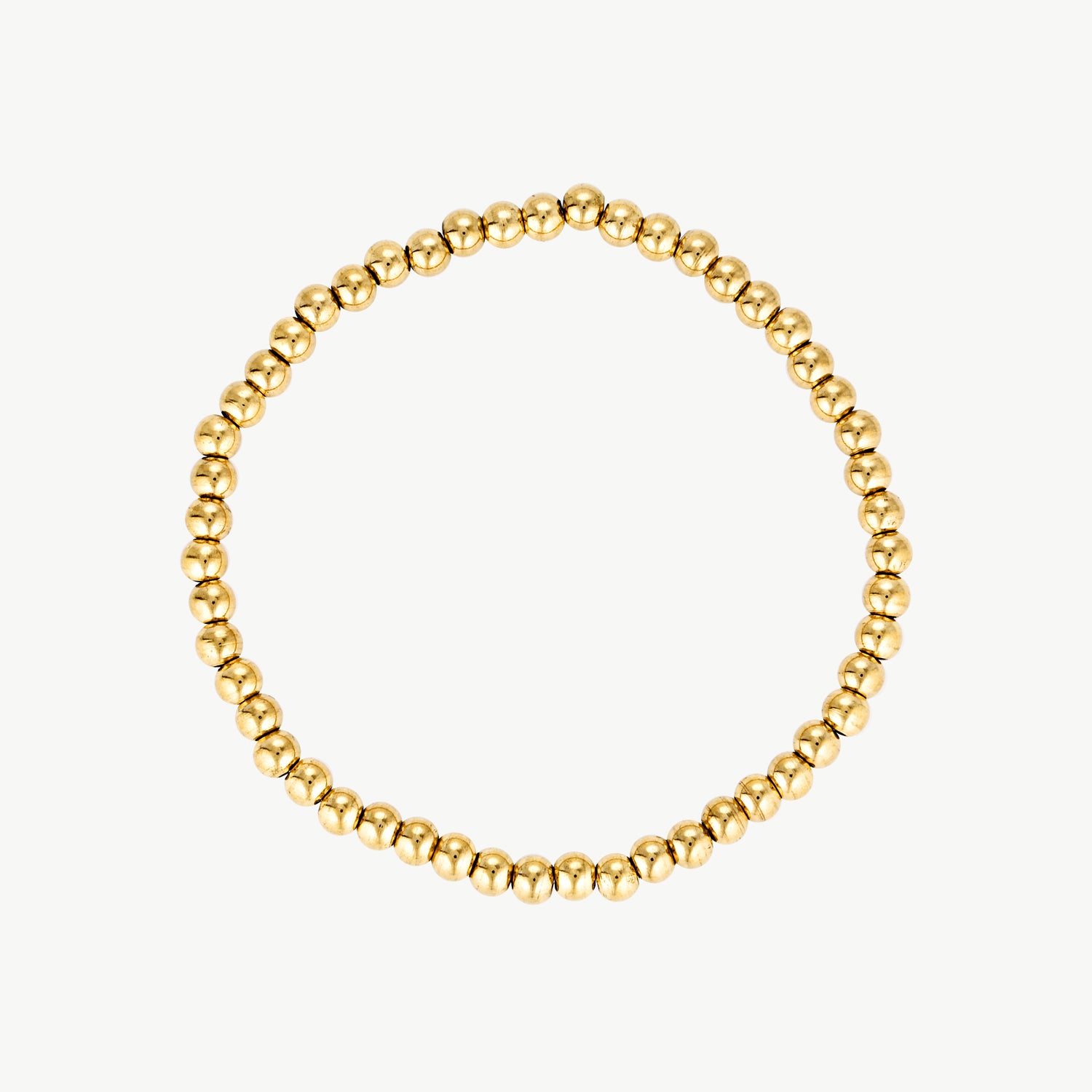 Beaded Gold Bracelet