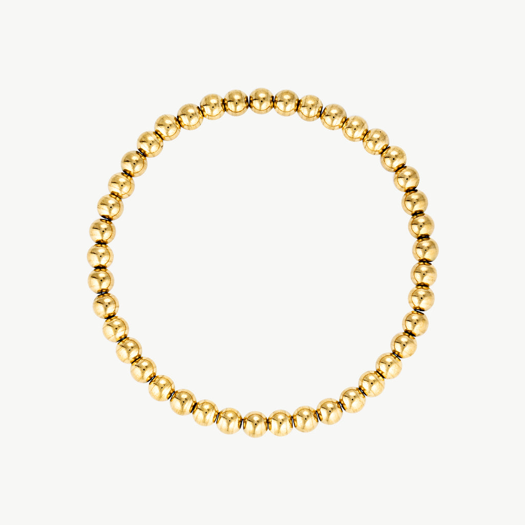 Beaded Gold Bracelet