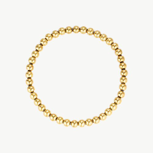 Beaded Gold Bracelet
