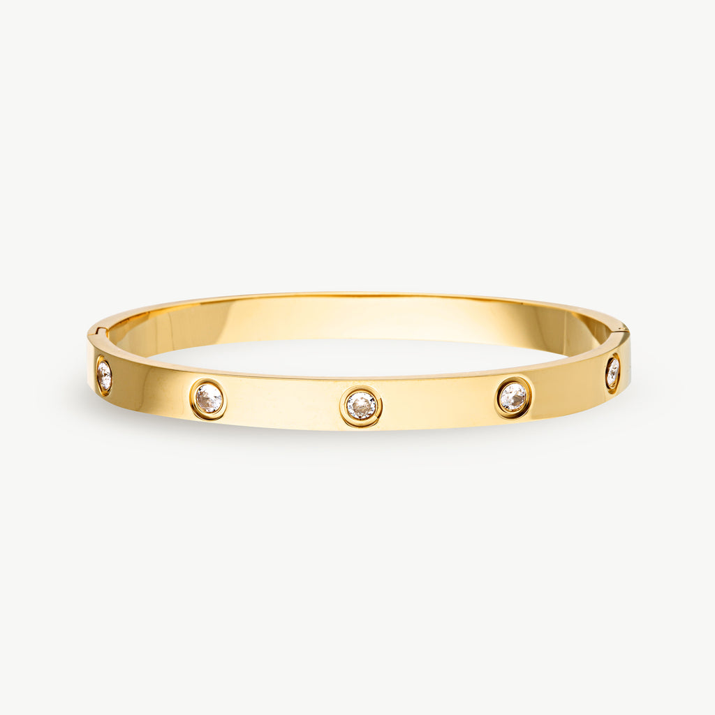Gemma Gold Bangle