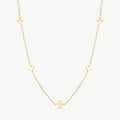 Clover Charm Gold Necklace