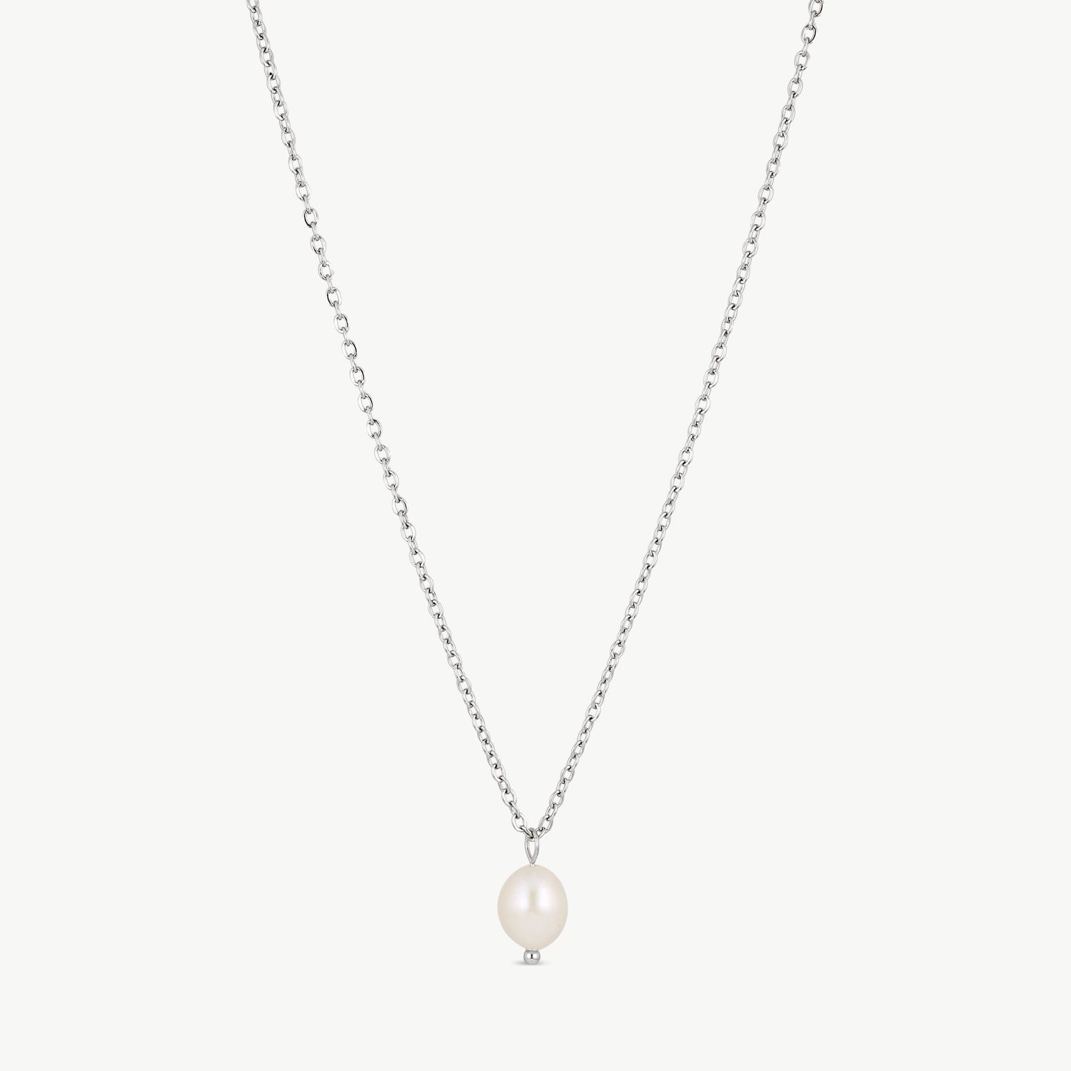 Single Pearl Gold Necklace
