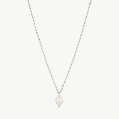 Single Pearl Gold Necklace
