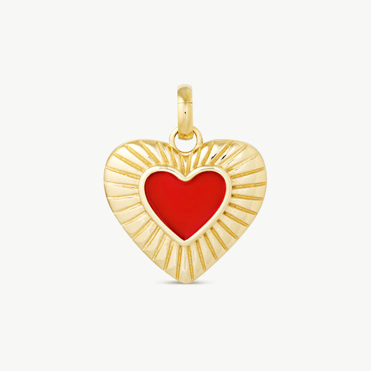 Red Heart Charm