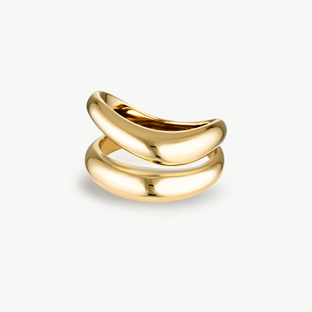 Double Curve Ring