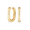 Oval Gold Hoops
