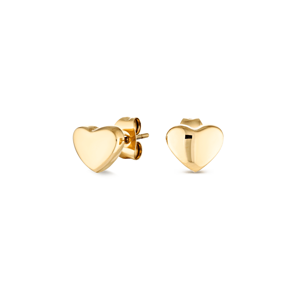 Annie Heart Gold Studs