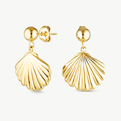 Jasmine Shell Studs