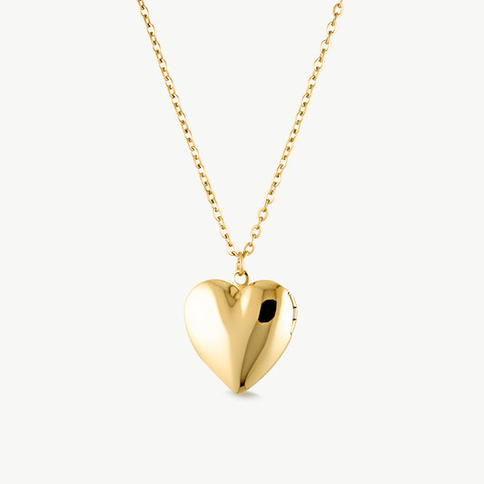 Clara Heart Locket Necklace