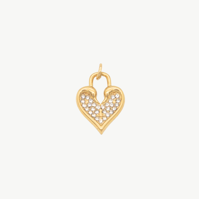 Heart Lock Charm