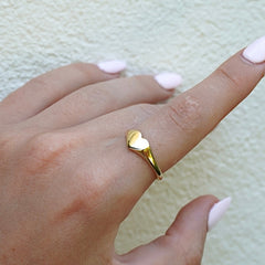 Heart Signet Ring