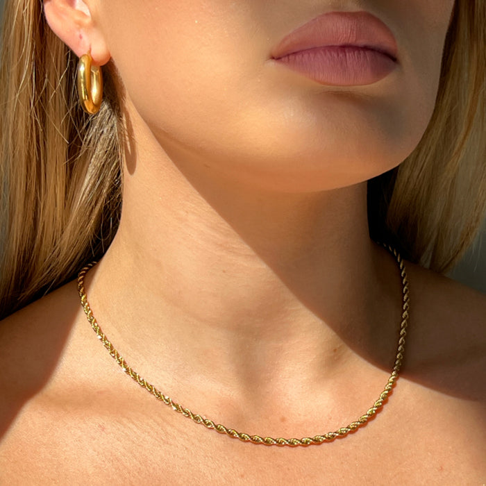 Harper Gold Rope Necklace