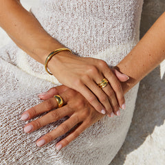 Sandy Gold Ring