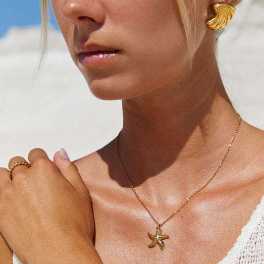 Starfish Gold Necklace