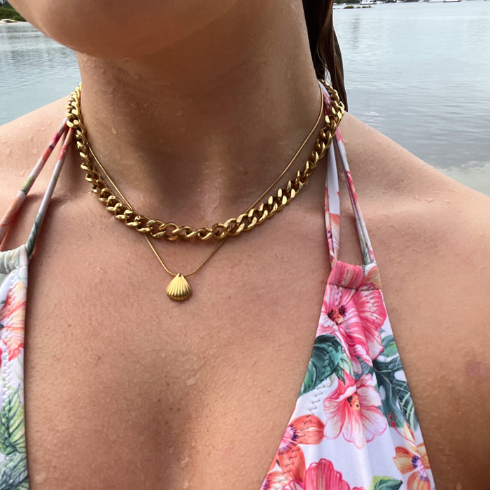 Shell Gold Necklace